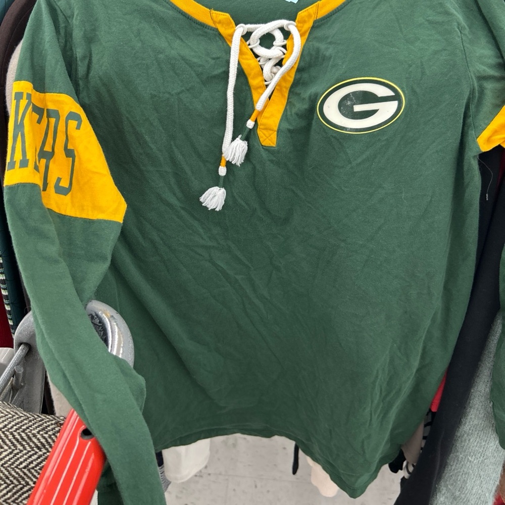 NFL Kids Green and Yellow Jersey Top